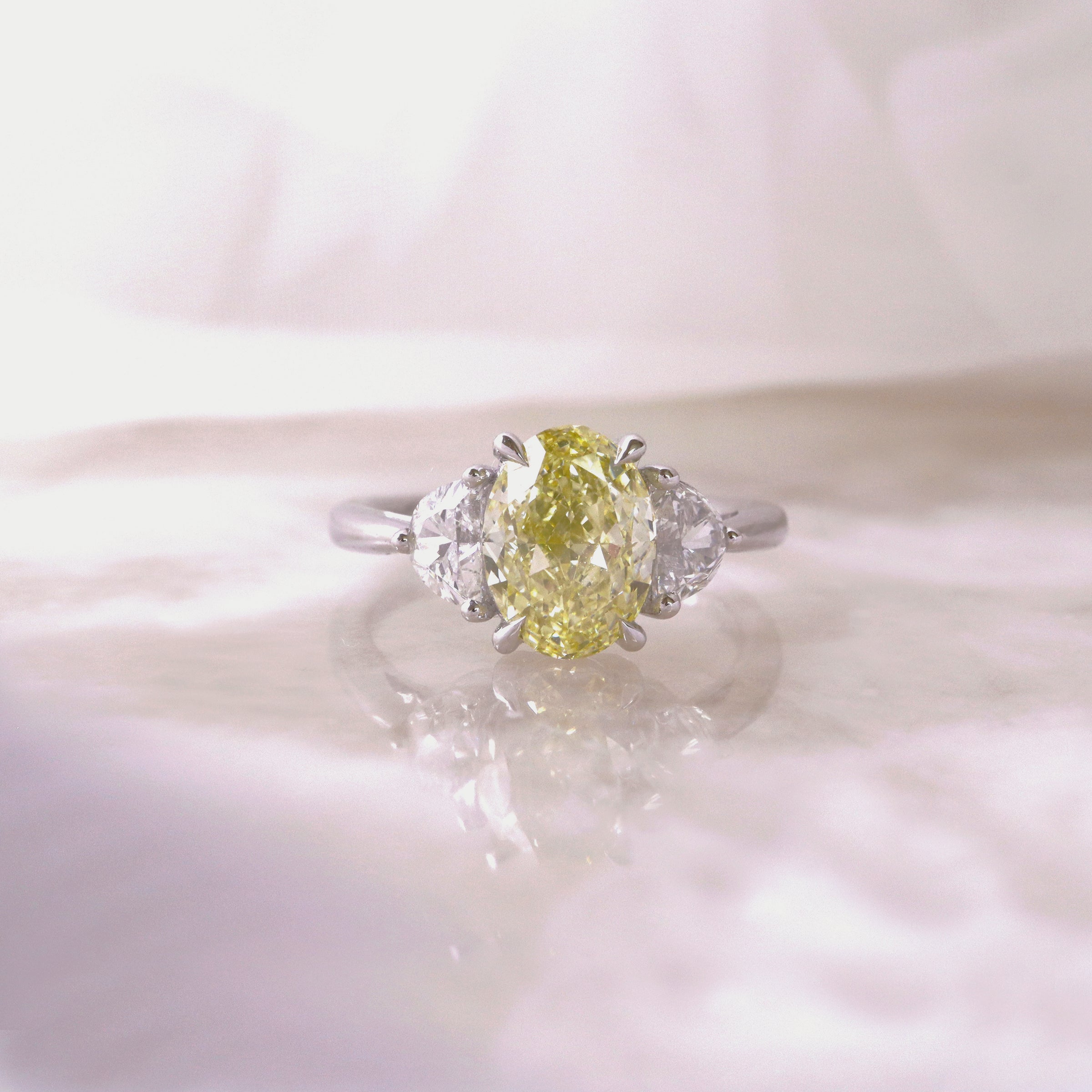 Diamond 3 Stone Engagement Ring - LG 3.08ct (40048)