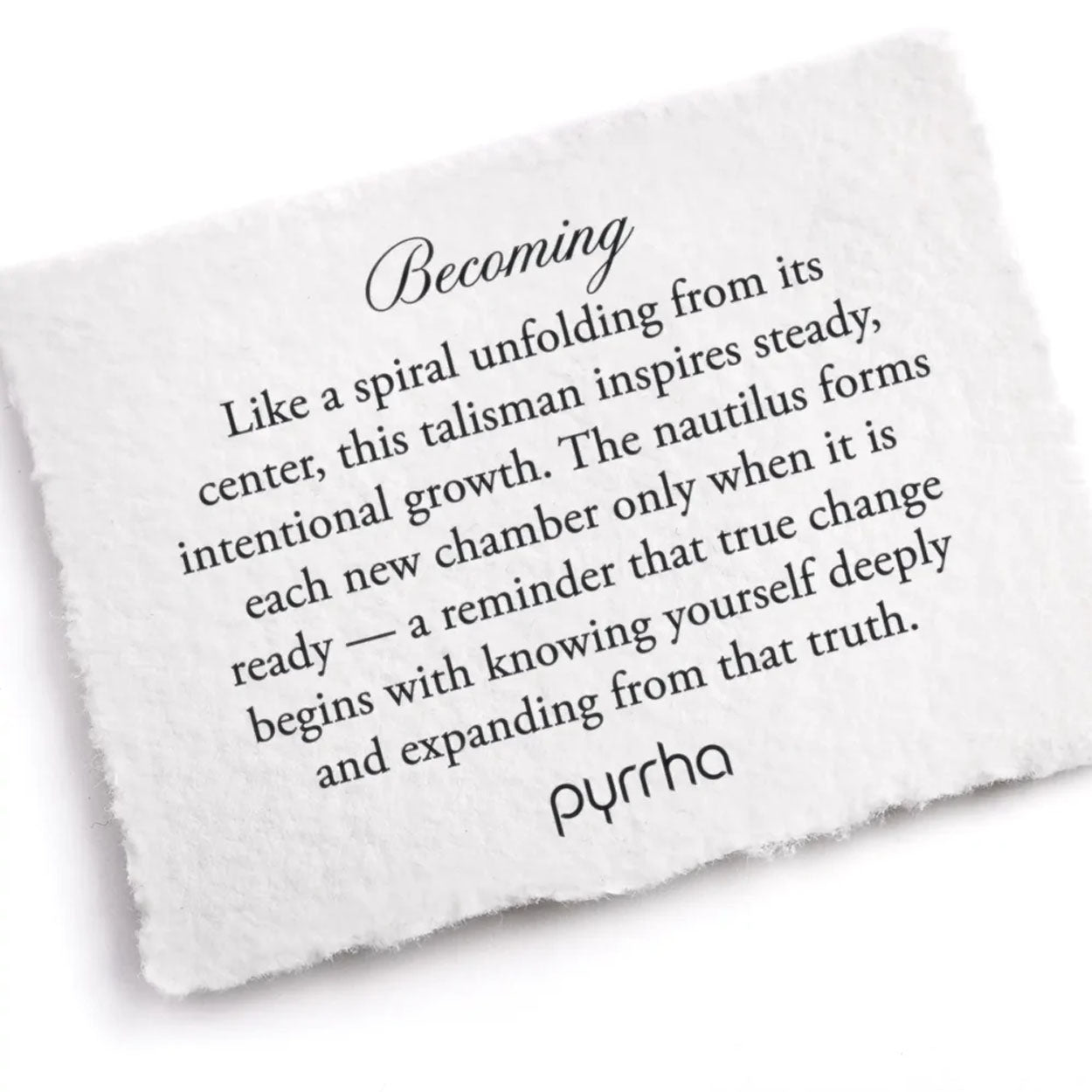Pyrrha Necklace 'Becoming' 18inch (40556)