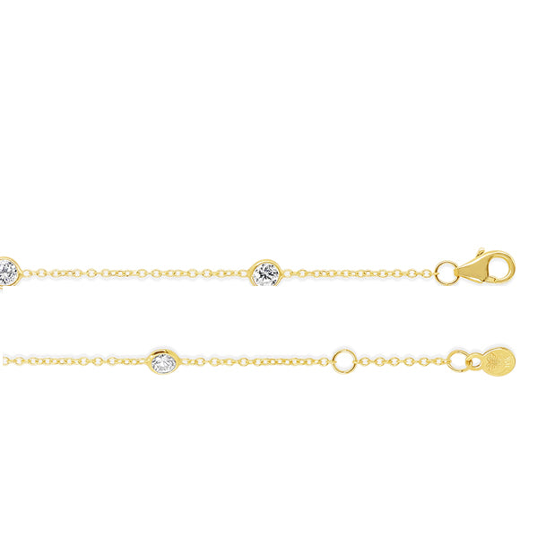Diamond Station Bracelet - LG .68ct (40716)