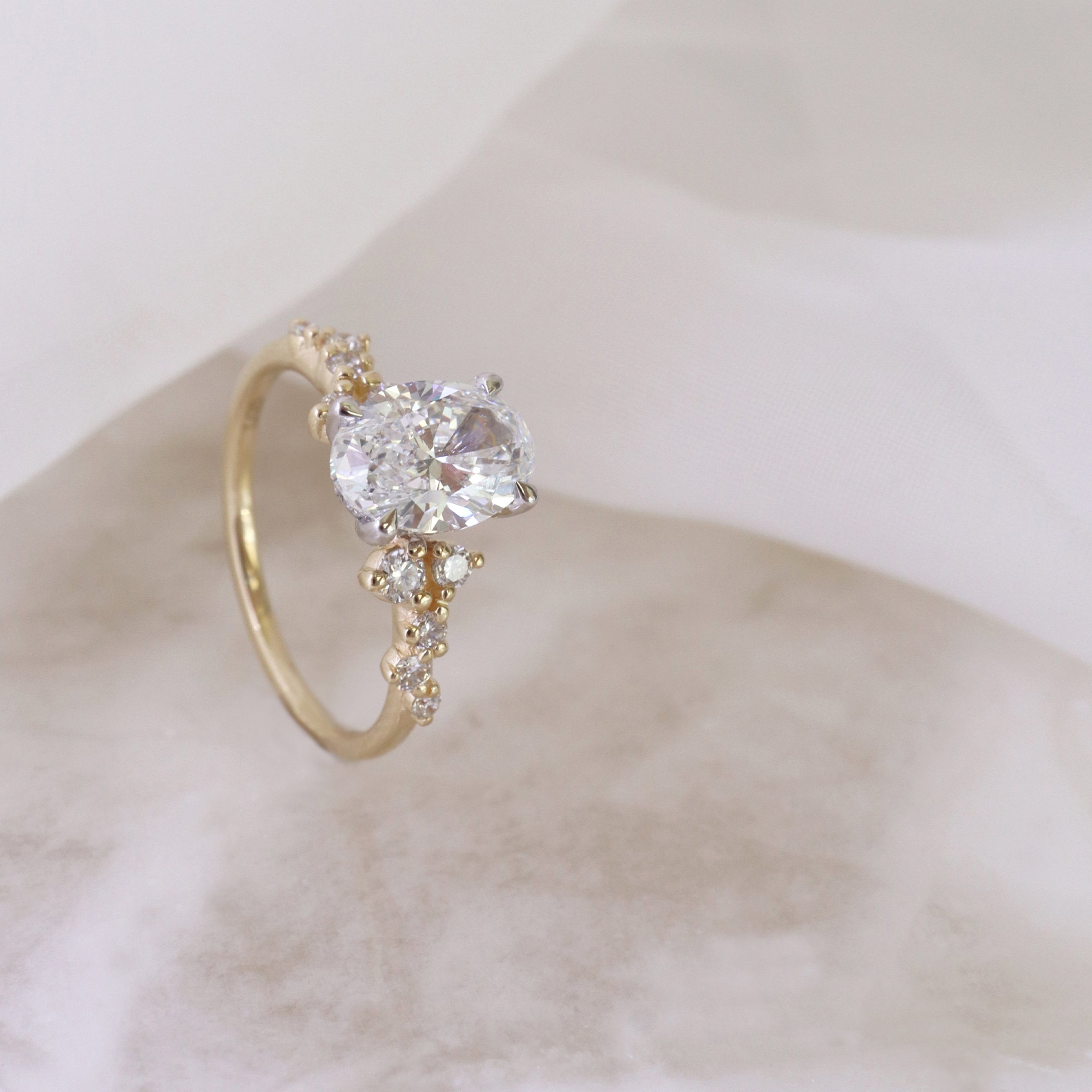Diamond Cluster Engagement Ring - LG 1.85ct (40792)