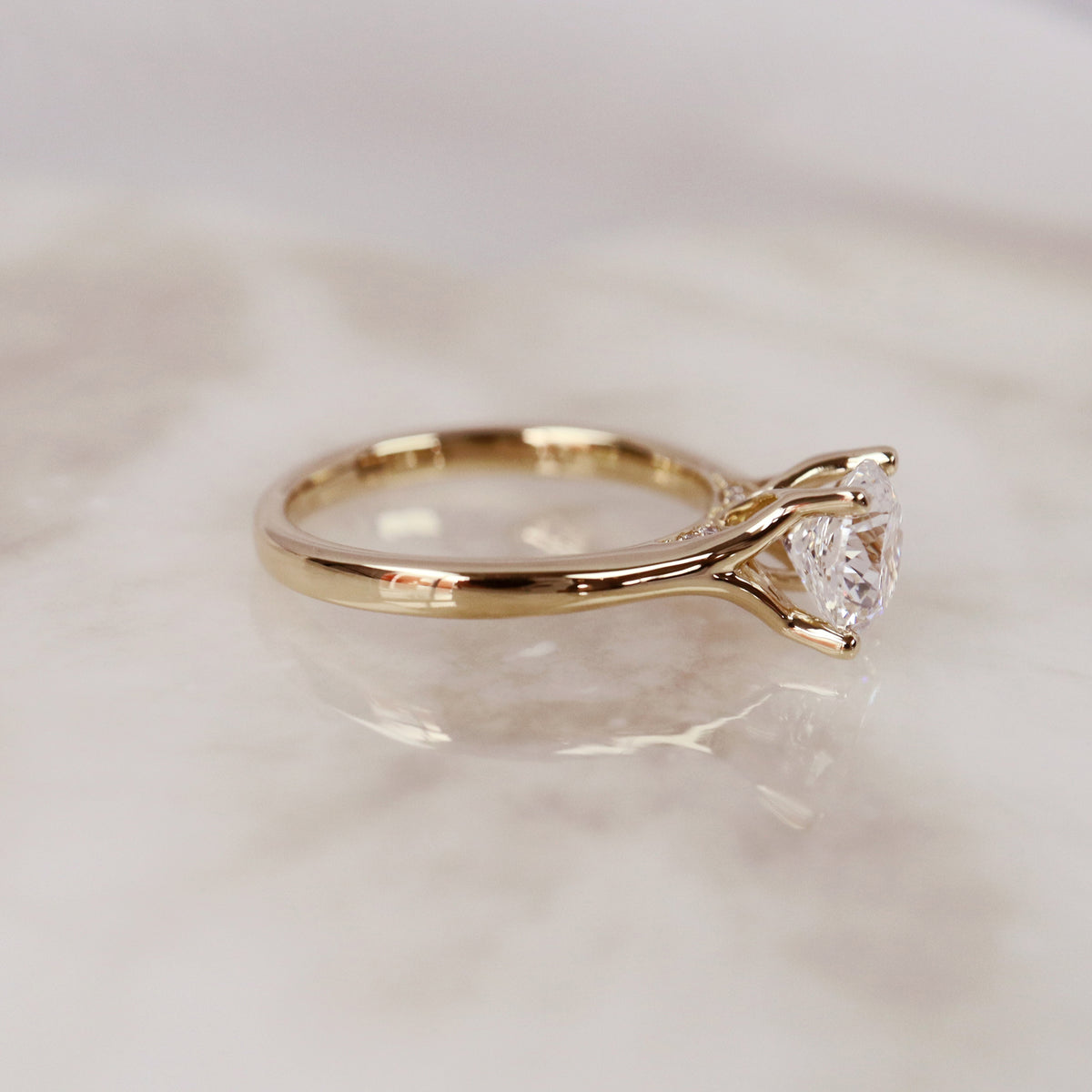 Diamond Fancy Cut Engagement Ring - LG 1.57ct (41059)