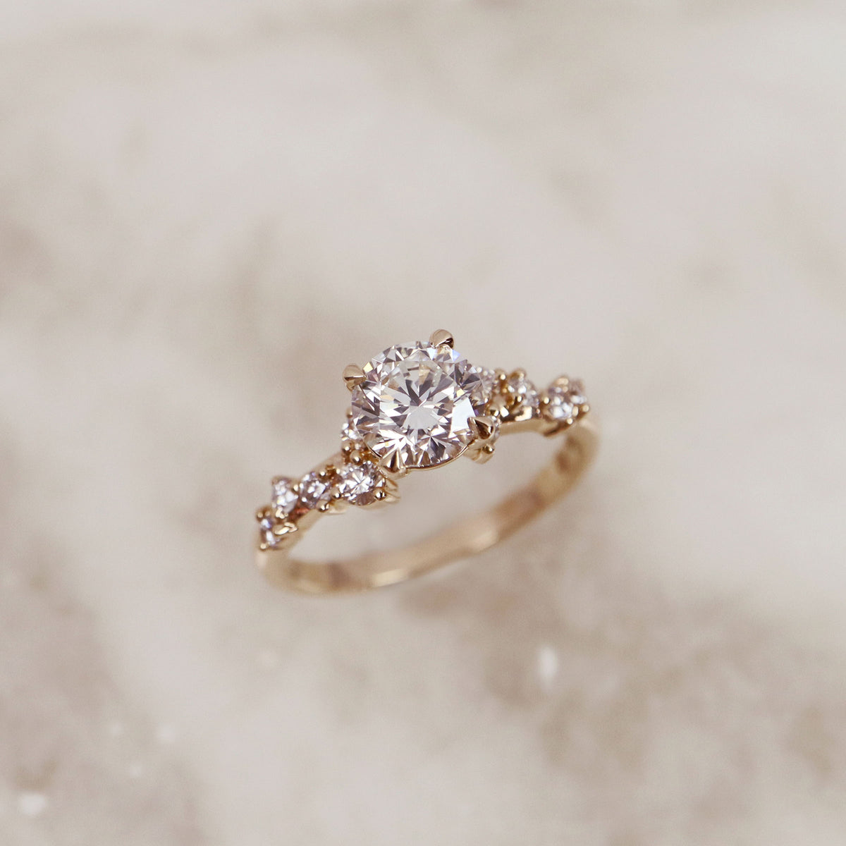 Diamond Cluster Engagement Ring 1.30ct (41056)