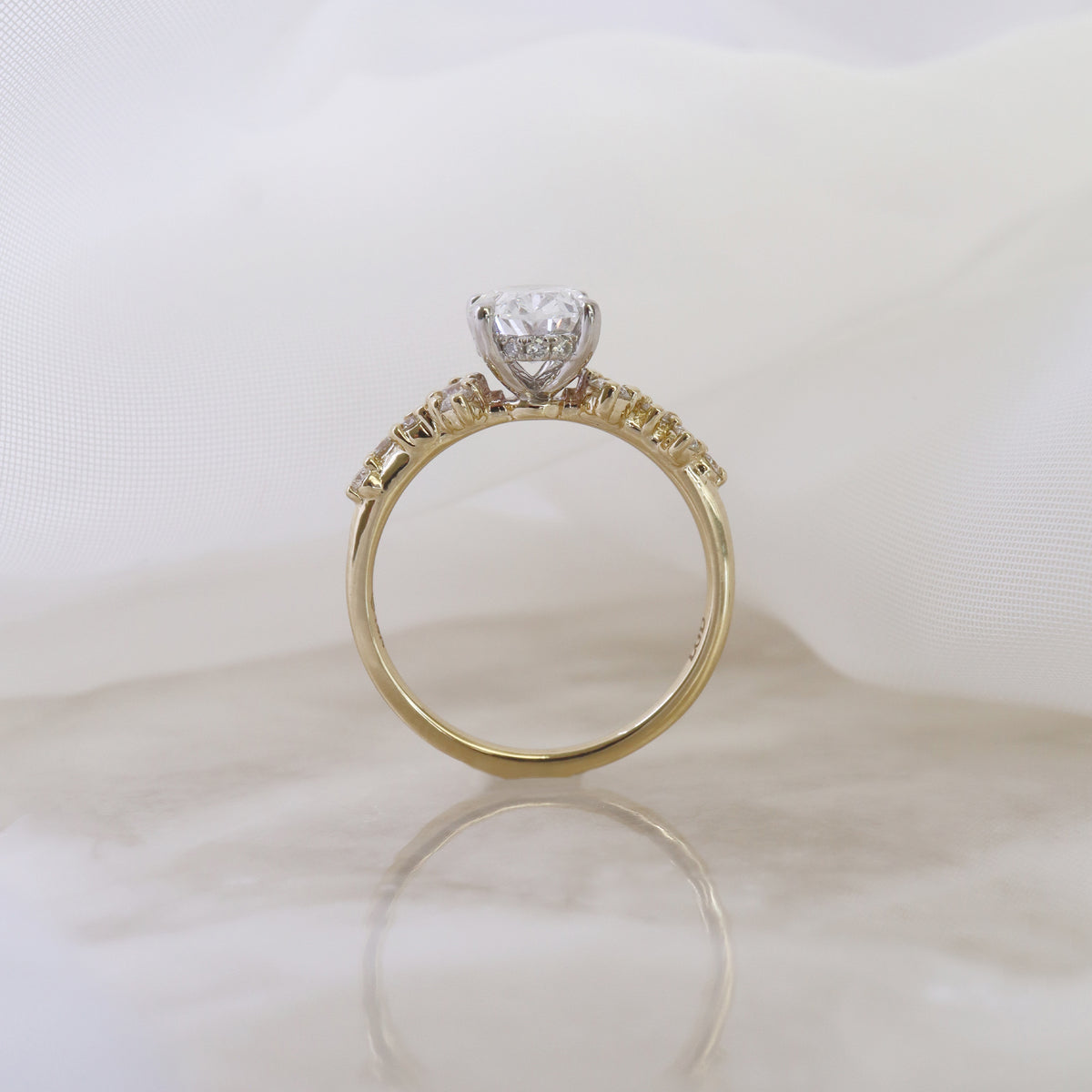 Diamond Cluster Engagement Ring - LG 1.87ct (41081)
