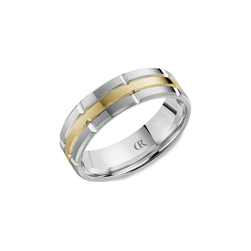 CrownRing Wedding Band 037B
