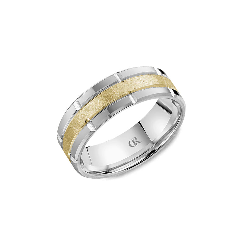 CrownRing Wedding Band 037B