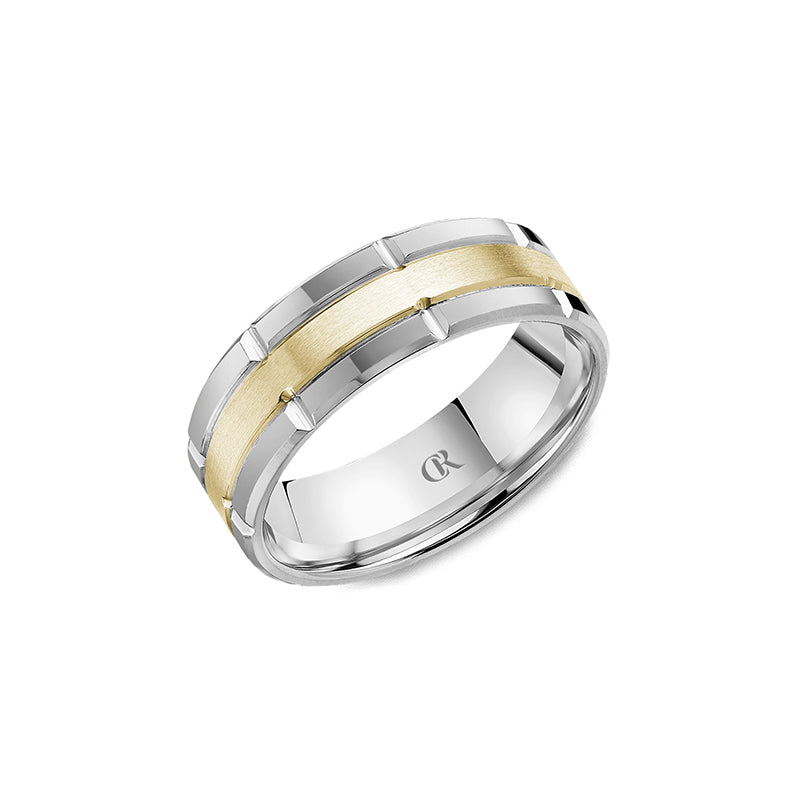 CrownRing Wedding Band 037B