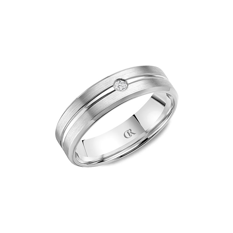 CrownRing Wedding Band 055
