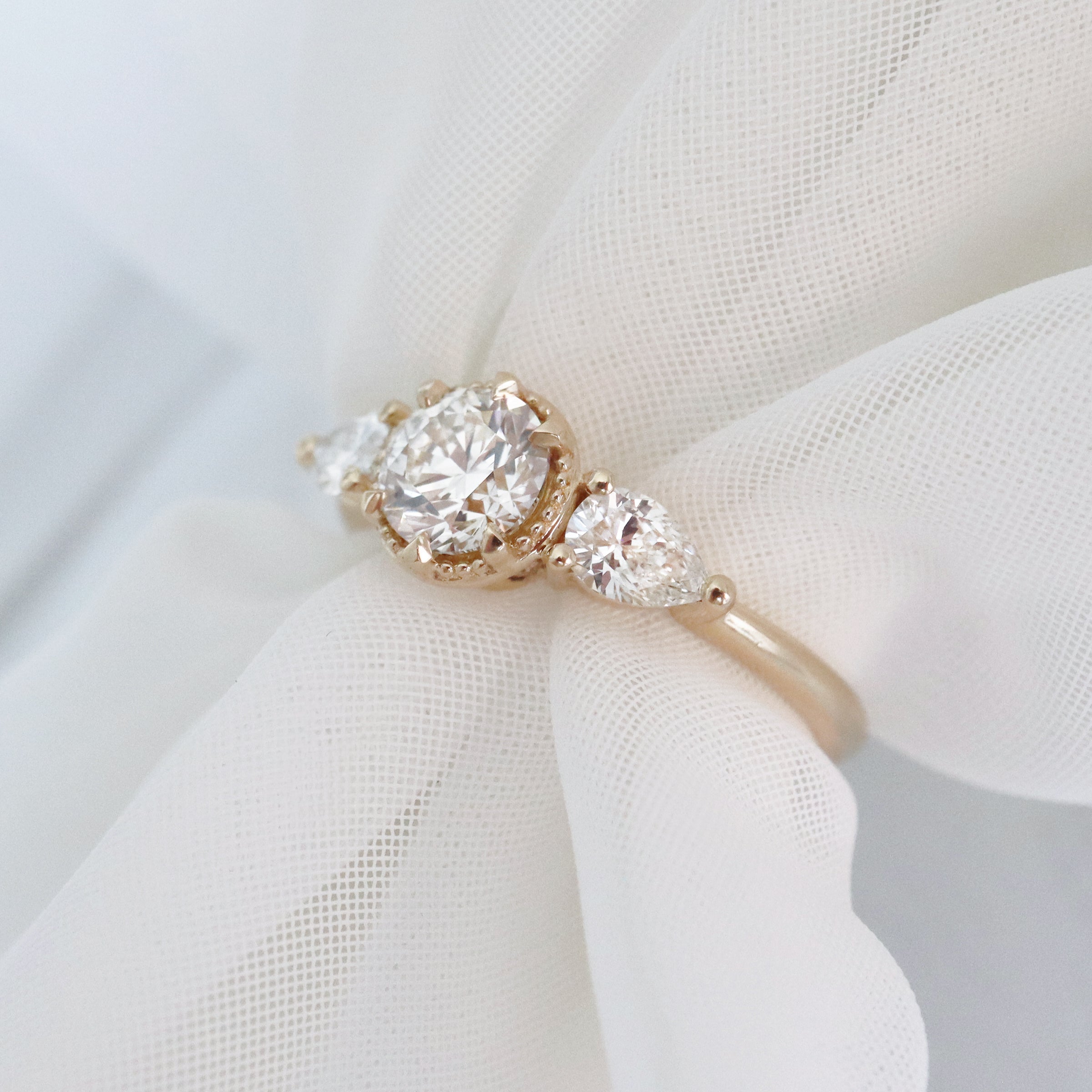 Canadian Diamond 3 Stone Engagement Ring 1.04ct (40829)