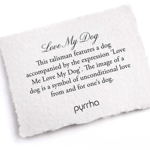 Pyrrha Necklace 'Love My Dog' 18 inch (32587)