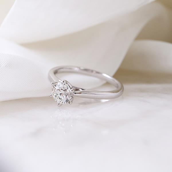 Diamond Solitaire Engagement Ring .50ct (35036)