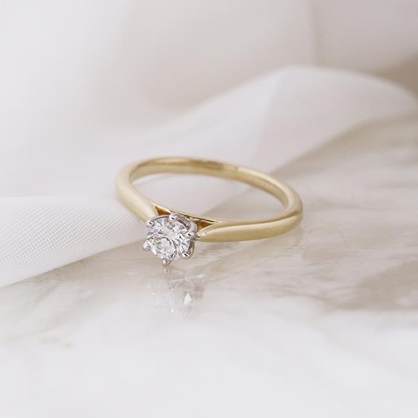 Diamond Solitaire Engagement Ring .30ct (35191)