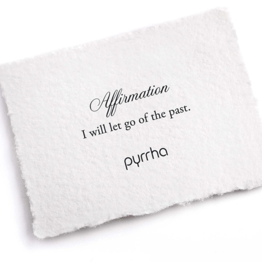 Pyrrha Necklace ' I Will Let Go of the Past" Affirmation 18 inch (36919)