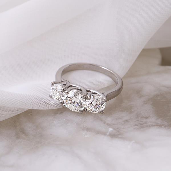 Diamond 3 Stone Engagement Ring 2.49cttw (36923)