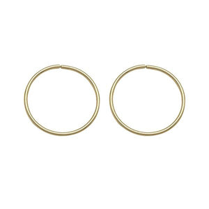 Gold 20mm Keeper Earrings (25593)