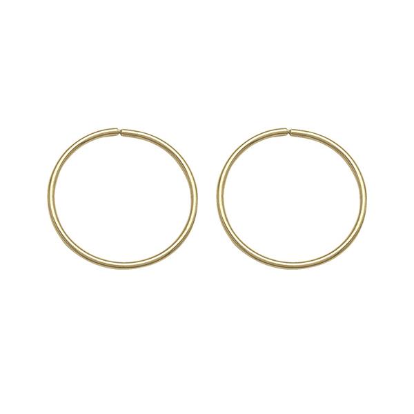 Gold 20mm Keeper Earrings (25593)