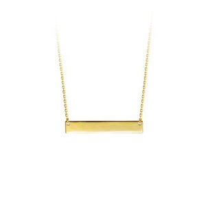 Gold Horizontal Bar Necklace (31674)