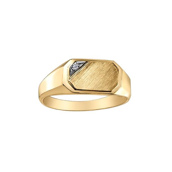 Gents Diamond Signet Ring (34294)