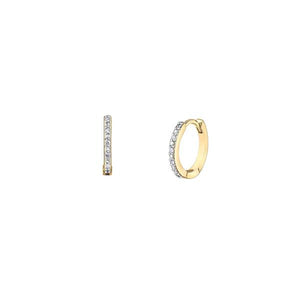Diamond Huggie Earrings .05ct (34878)