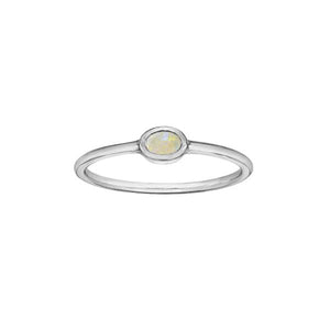 Genuine Opal Stackable Ring (36749)