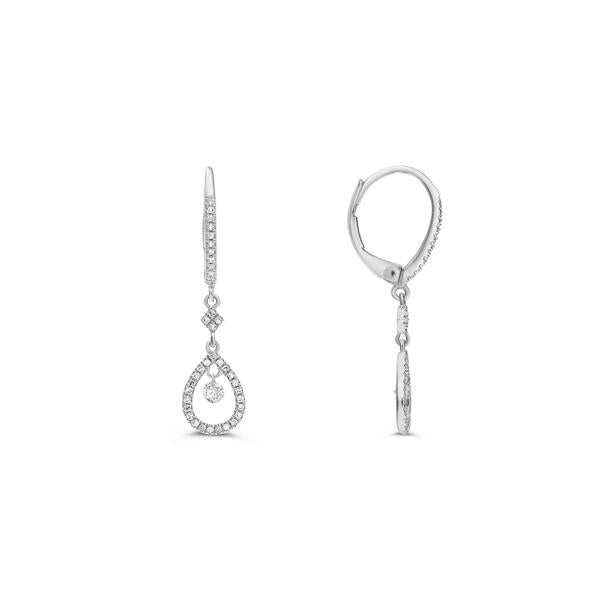 Diamond Dangle Earrings (36902)