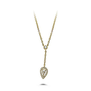 Diamond Tear Drop Necklace (36910)