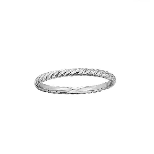 Gold Stackable Rope Band (37009)