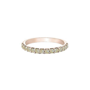 Genuine Opal Stackable Ring (37099)