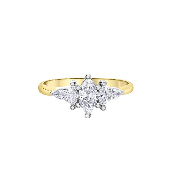 Diamond 5 Stone Engagement Ring (37186)