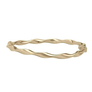 Gold Twist Bangle Bracelet (37190)