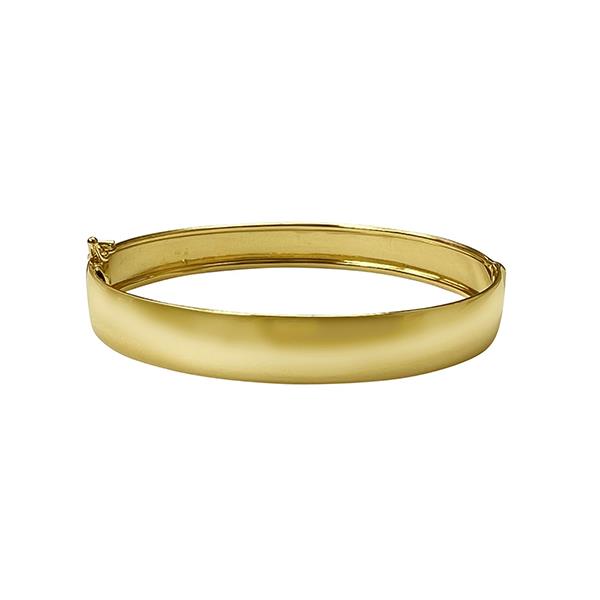 Gold Wide Bangle Bracelet (37191)