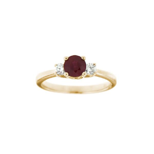 Genuine Ruby and Diamond Ring (37547)