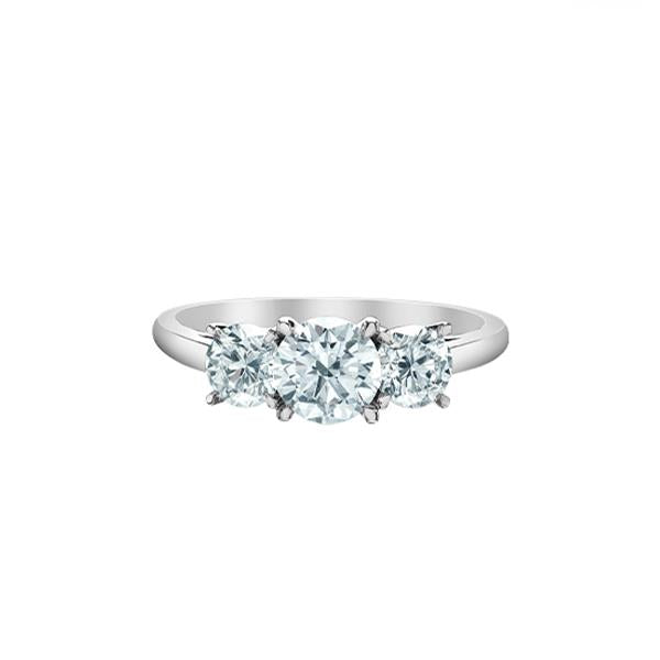 Diamond 3 Stone Engagement Ring - LG 1.53ctTW (37601)