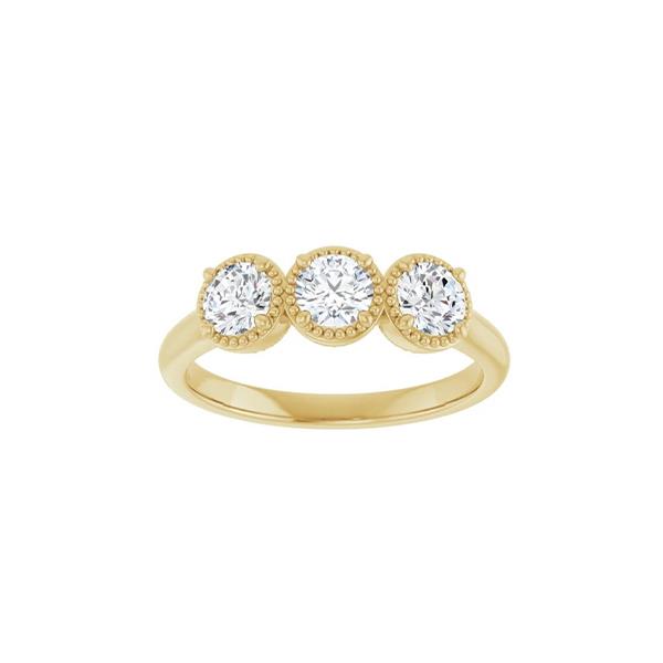 Diamond 3 Stone Engagement Ring - LG 1.50cttw (37646)
