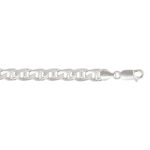 Sterling Silver Gucci Link Bracelet - 9 inch (33857)