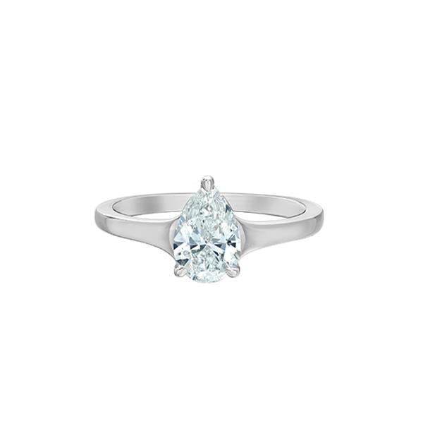 Diamond Pear cut Solitaire Engagement Ring LG 1.06ct (37855)