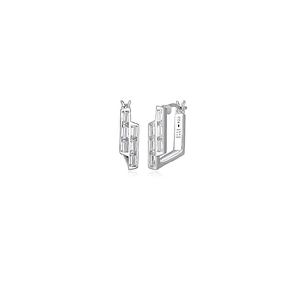 Elle Earrings 'Baguette' Collection (38644)
