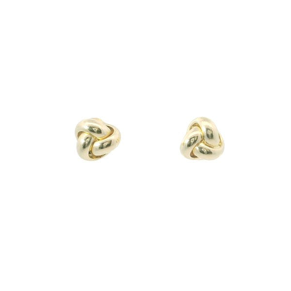 Gold Knot Stud Earrings (39182)