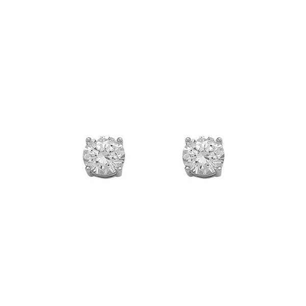 Cubic Zirconia 5mm Stud Earrings (31429)