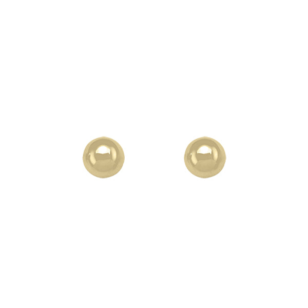 Gold 5mm Ball Stud Earring (31068)