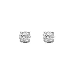 Cubic Zirconia 7mm Stud Earring (31431)