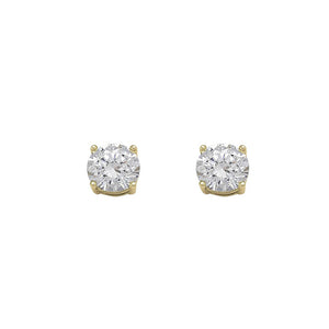 Cubic Zirconia 7mm Stud Earrings (31427)