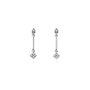 Diamond Dangle Earrings (12629)