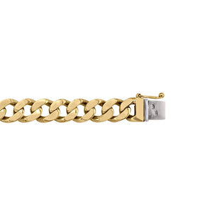Gold Curb Link Bracelet (27883)