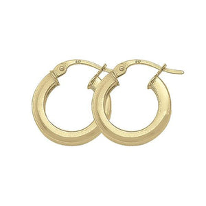 Gold Hoop Earrings 14.8mm (30311)