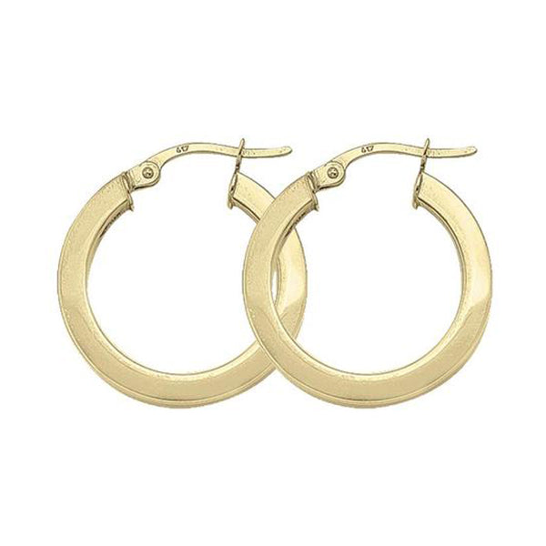 Gold Hoop Earrings 20mm (30315)