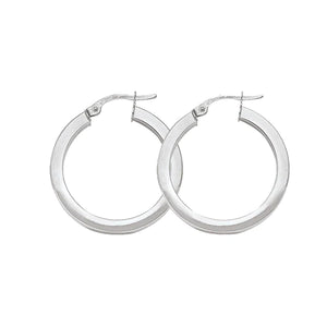 Gold Hoop Earrings 24.5mm (30320)