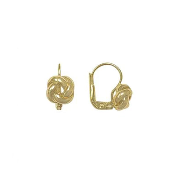Gold Drop Knot Earring (33138)