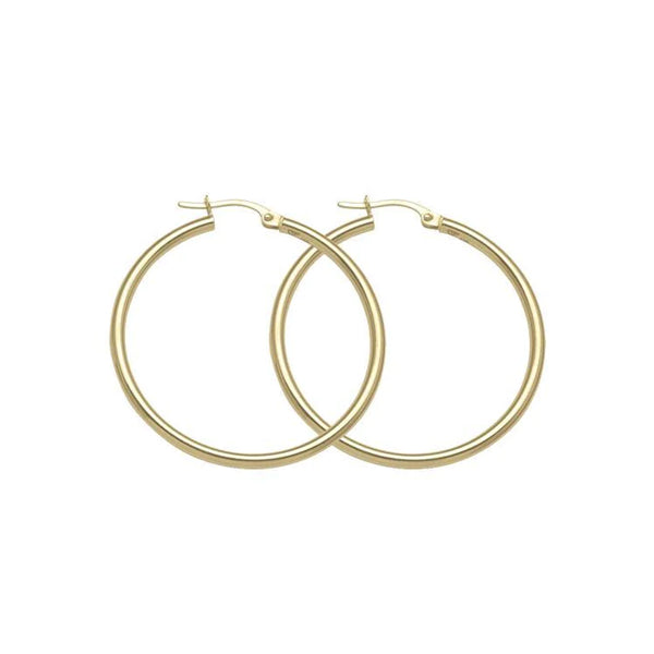 Gold Hoop Earrings 34mm (33933)