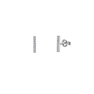 Diamond Vertical Bar Earrings .14ct (34735)