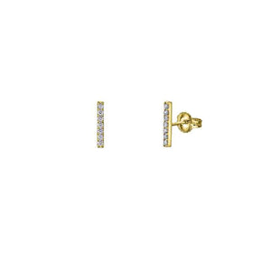 Diamond Vertical Bar Earrings .14ct (34980)
